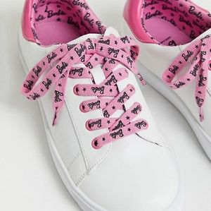 Torrid Barbie Faux Leather Lace Up Sneaker Pink White